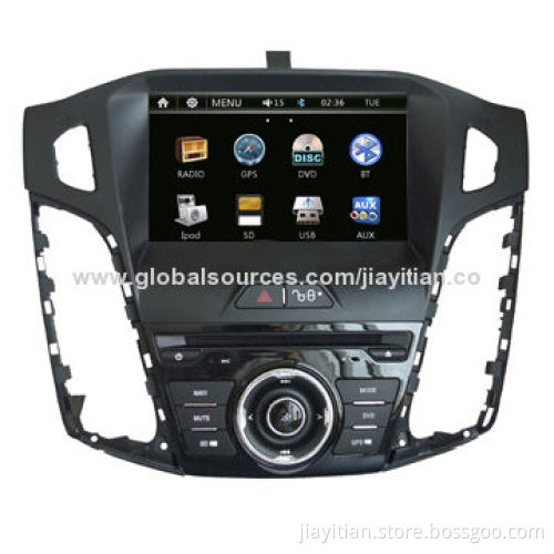 Car DVD Player for Ford Focus 2012 with 8-inch HD TFT LCD Screen, Supports BT, TV and iPodNew
